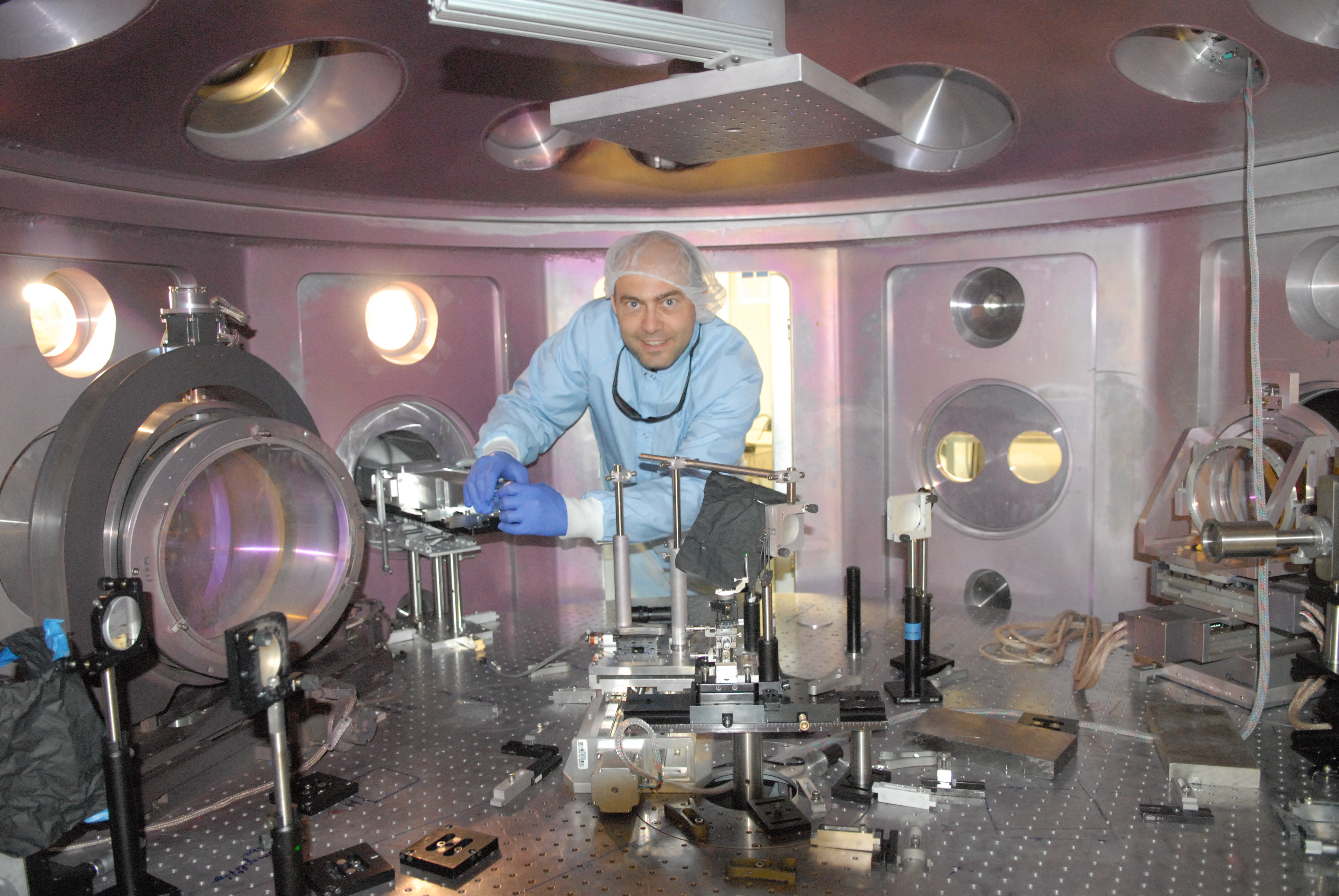 Professor Patrizio Antici in his laboratory